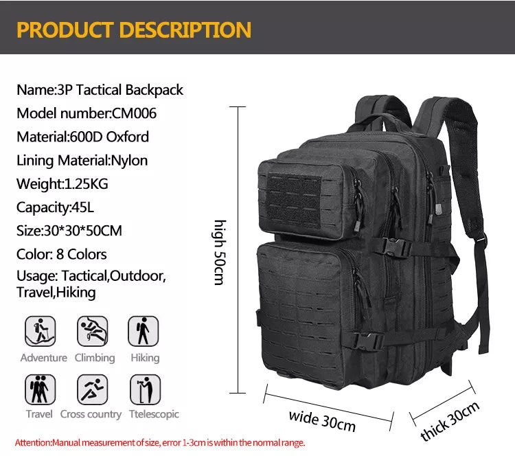 AFM4x4 Tactical Backpack